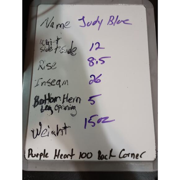 Judy Blue Jeans Womens 5 27 Blue Distressed Relaxed Fit‎ Mid Rise Stretch Denim - Picture 8 of 8